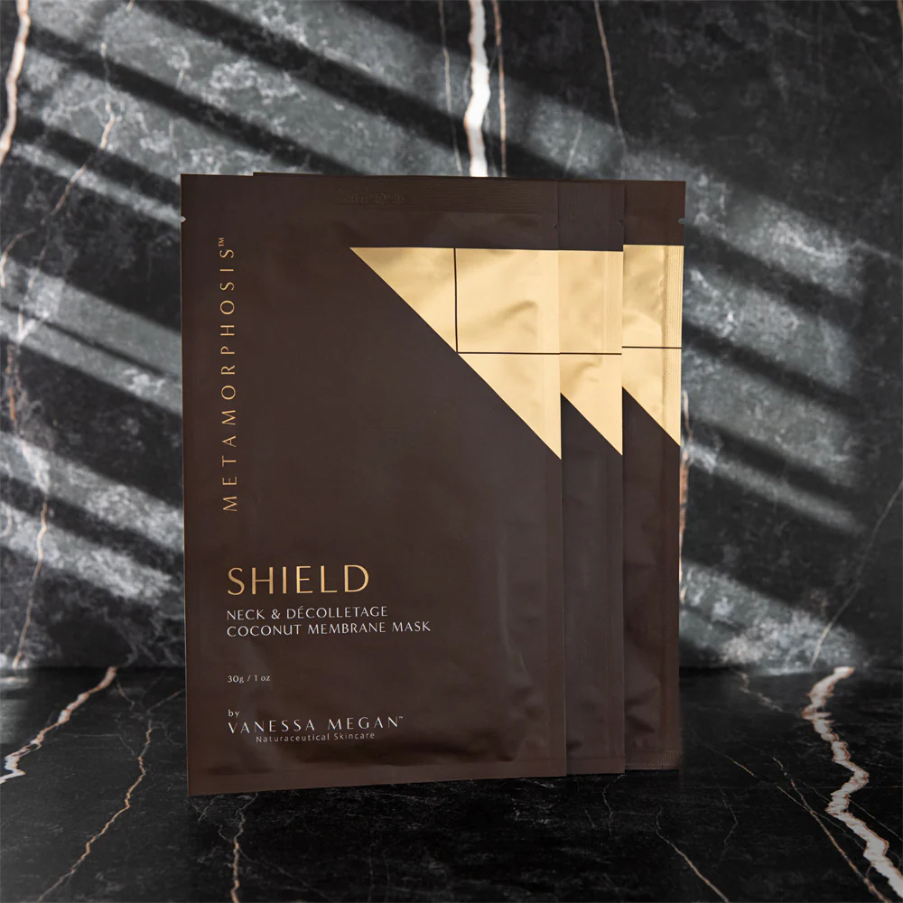 SHIELD Neck &amp; Dec Coconut Membrane Mask (3pk)